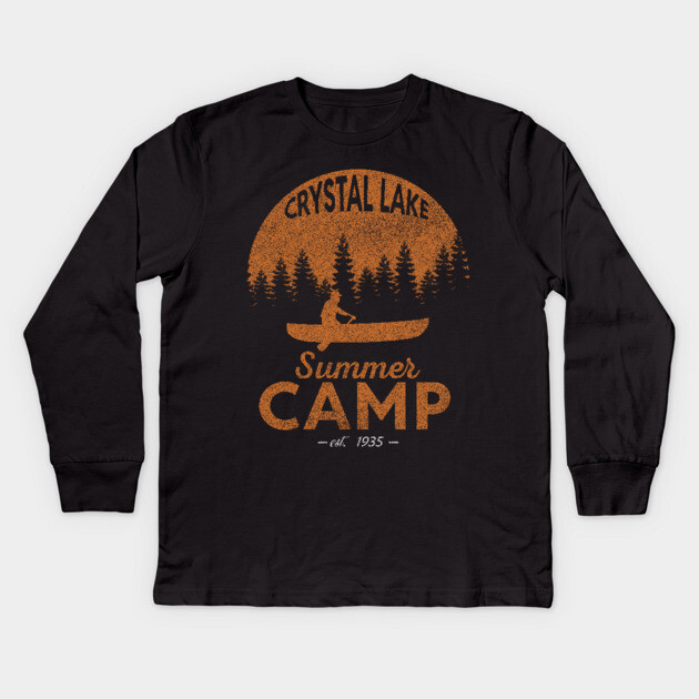 Crystal Lake Summer Camp Kids Long Sleeve T-Shirt by DankyDevito