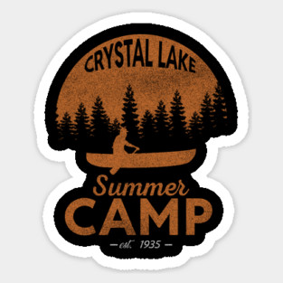 Crystal Lake Summer Camp Sticker