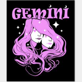 Gemini Sign Posters and Art