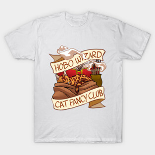 Hobo Wizard Cat Fancy Club T-Shirt