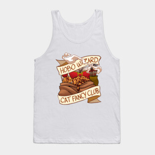 Hobo Wizard Cat Fancy Club Tank Top