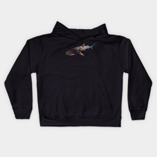 Galaxy Whale Shark Kids Hoodie