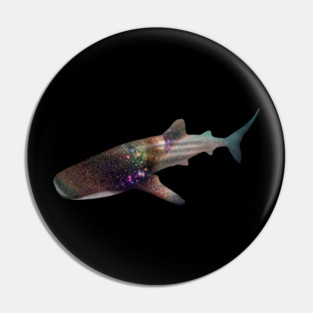Galaxy Whale Shark Pin