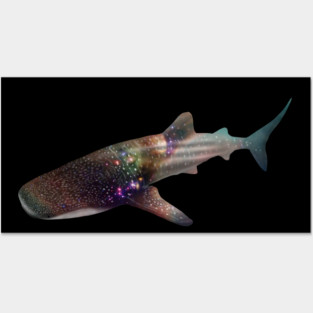 Galaxy Whale Shark Posters and Art
