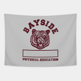 Bayside Tigers Saved Bell Gym Tshirt Tapestry