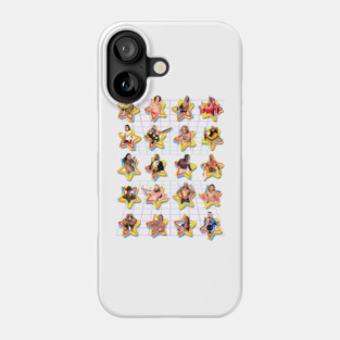 Retro Pro Wrestling Stars Phone Case