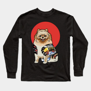 Yakuza  Pomeranian Long Sleeve T-Shirt