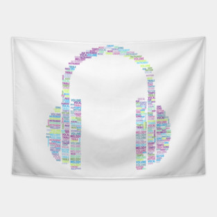 headphones Tapestry