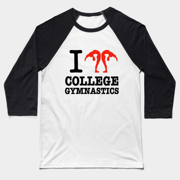 College Salute Baseball T-Shirt by GymCastic