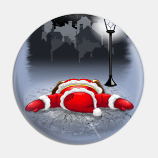 Christmas Santa Claus is Dead Pin