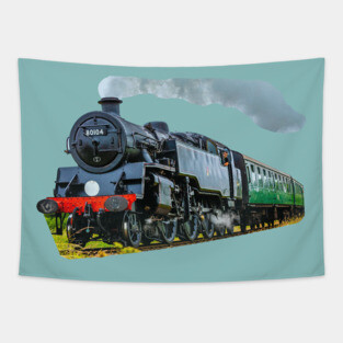 Steam Train Tapestry