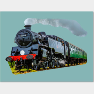 Steam Train Posters and Art