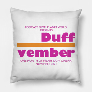 Duffvember Pillow