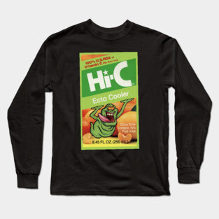 Ecto Cooler Slimer Retro Vintage Drink Long Sleeve T-Shirt