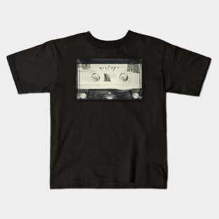 Negative Retro Cassette Tape Kids T-Shirt