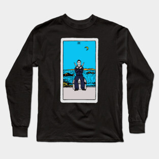 Two of Swords Michael Myers Tarot i Long Sleeve T-Shirt