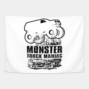 MONSTER TRUCK MANIAC Tapestry