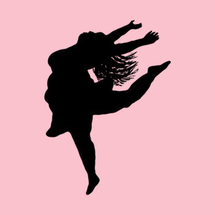 Dancing Woman Silhouette T-Shirt