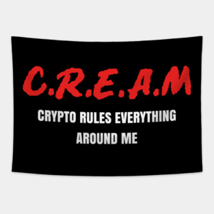 Crypto Cream 2 Tapestry
