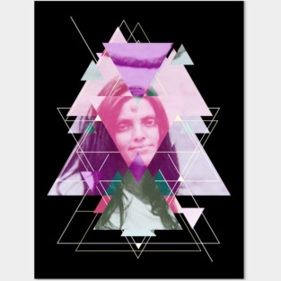 Anandamayi Ma Geometric Posters and Art