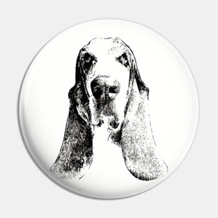 Basset Hound gift for Basset Owners Pin