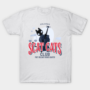 Scat Cats Club Port Orleans French Quarter Resort Orlando T-Shirt