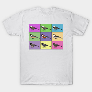 Warhol Birds - Chickadee T-Shirt