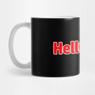 HelloMart Smiley Face Logo Mug