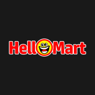 HelloMart Smiley Face Logo T-Shirt