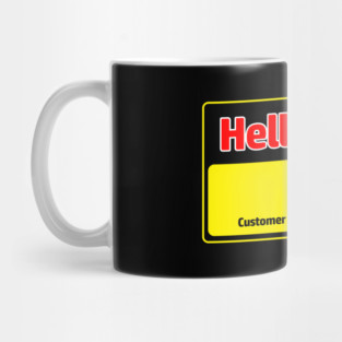HelloMart Nametag Mug
