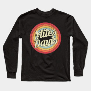 Miles Davis - Retro Style Long Sleeve T-Shirt