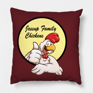 The Chicken Farm Pillow