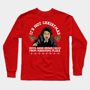 Hans Gruber Christmas Long Sleeve T-Shirt