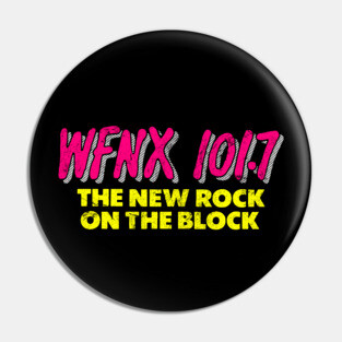 WFNX Boston / 80s Radio Station Pin