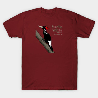 Extinct Species: Ivory-billed Woodpecker - UPDATED T-Shirt