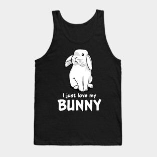 I Just Love My Bunny Cute Rabbit Pet Tank Top