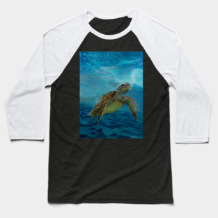 Sea Turtle Baseball T-Shirt