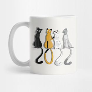 2022 Happy New Year Cats Mug
