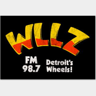 WLLZ Detroit, Michigan / 80s Radio Station Posters and Art