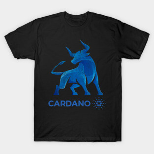 Vintage Bull Market Cardano Coin Crypto Token Cryptocurrency Wallet Cardano HODL Birthday Gift For Men Women T-Shirt
