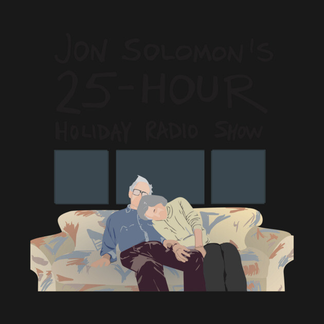 25-Hour Holiday Radio Show shirt (with text) by jonsolomon