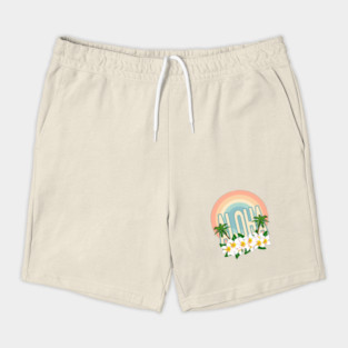 Aloha hawaiian tropical flowers Shorts