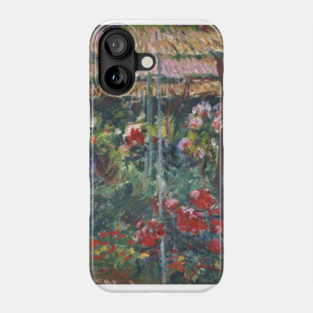 Peony Garden by Claude Monet Phone Case