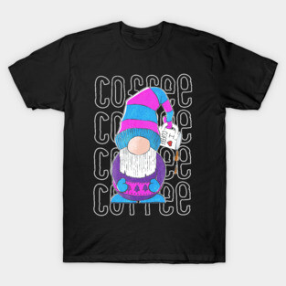 Christmas Coffee Gnome T-Shirt