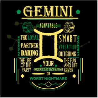 Gemini Posters and Art