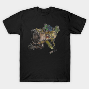 Green Ork Plane T-Shirt
