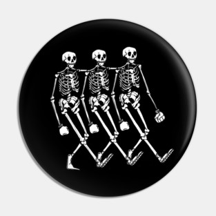 Funky Skeletons Pin