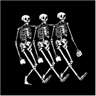 Funky Skeletons Posters and Art