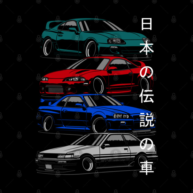 Japanese legendary cars by Markaryan