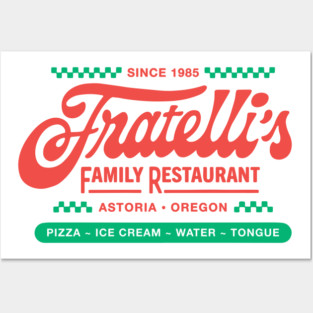 Fratelli's Family Restaurant The Goonies 80s Oregon Posters and Art